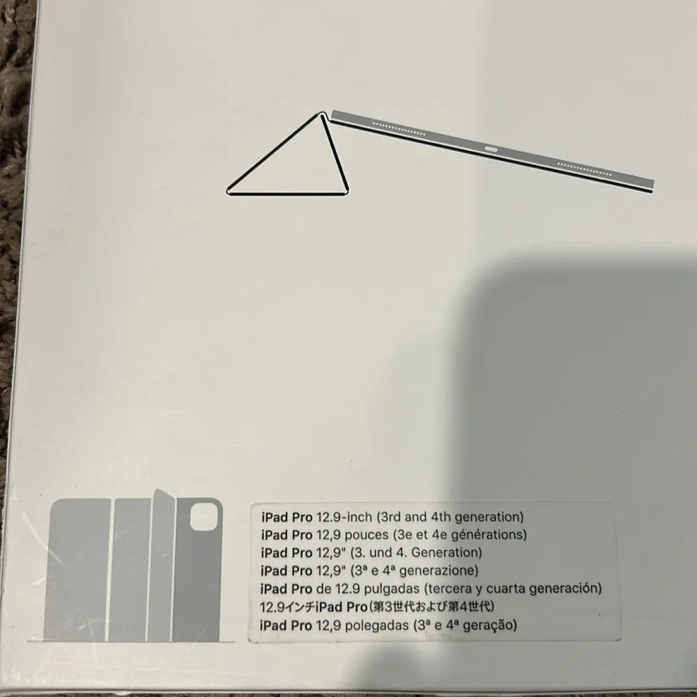 iPad Smart Folio Black for iPad Pro 12.9 inch 3rd and 4th Generation